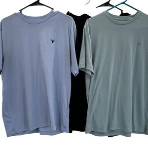 Mens American Eagle AE Super Soft T-shirt Bundle (4 shirts) Size M Black Green